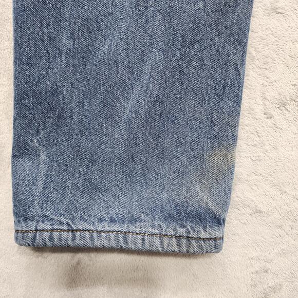 Polar King Key Flannel Lined Jeans Mens 38x30 Blue Denim Workwear Winter Cozy - Picture 4 of 14